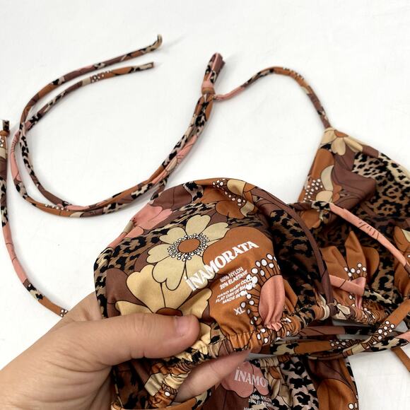 inamorata las olas bikini leopard floral - Picture 5 of 5